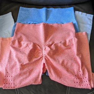 Curves N Combatboots leggings Large x2